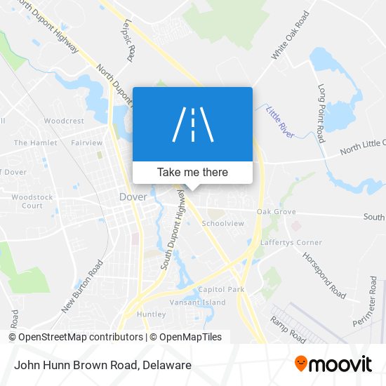 Mapa de John Hunn Brown Road