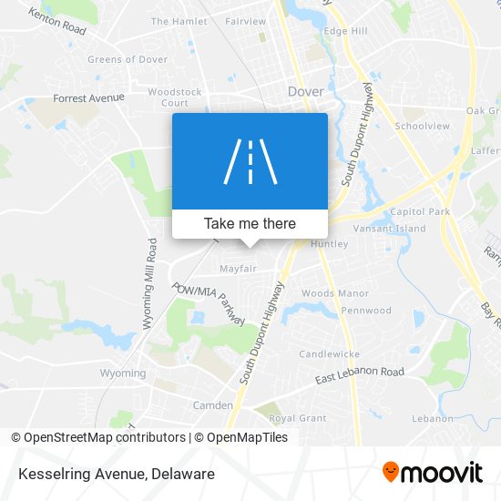 Mapa de Kesselring Avenue