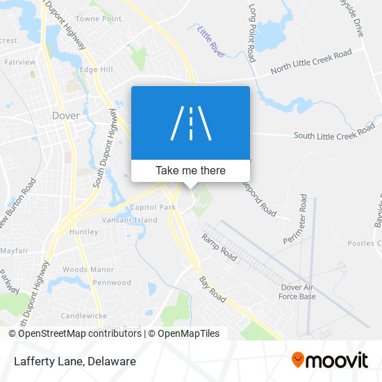 Mapa de Lafferty Lane