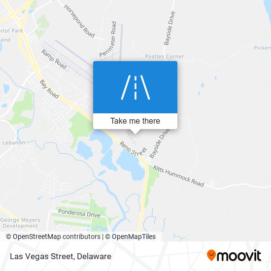 Mapa de Las Vegas Street