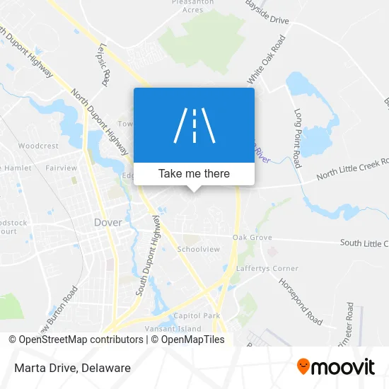 Marta Drive map