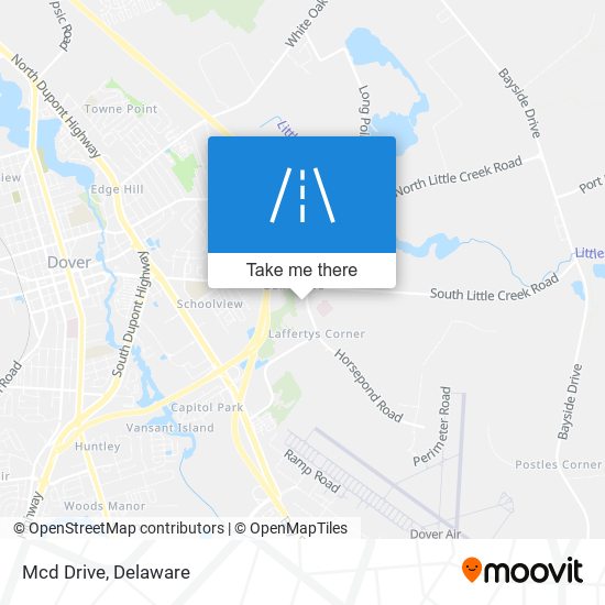 Mapa de Mcd Drive