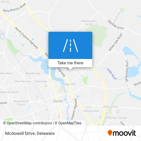 Mcdowell Drive map