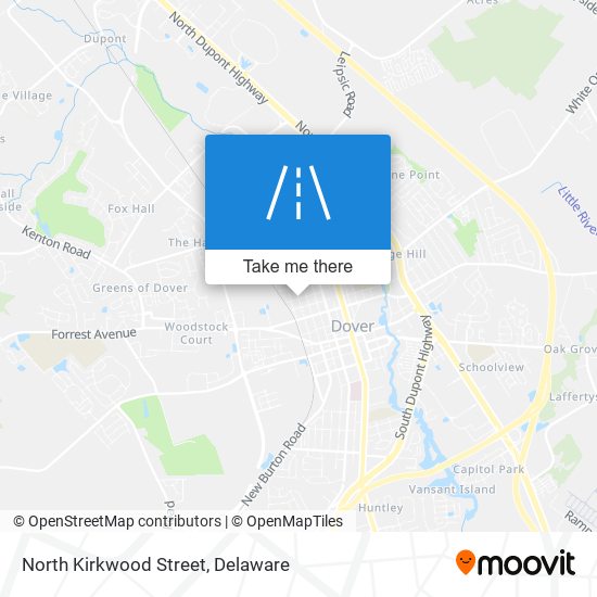 Mapa de North Kirkwood Street