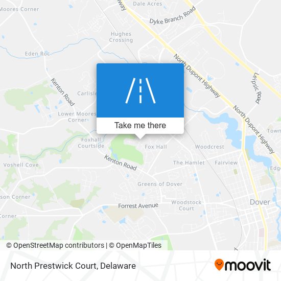 Mapa de North Prestwick Court