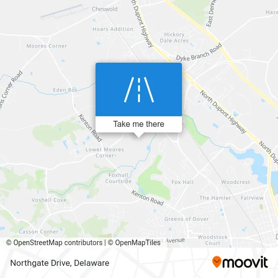 Northgate Drive map
