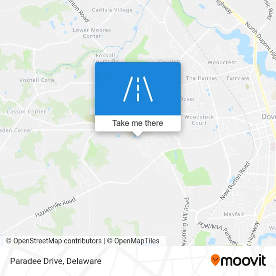 Paradee Drive map