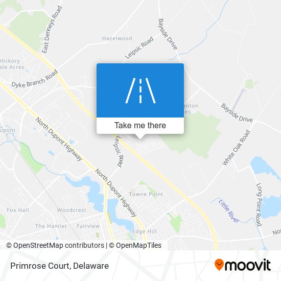 Mapa de Primrose Court