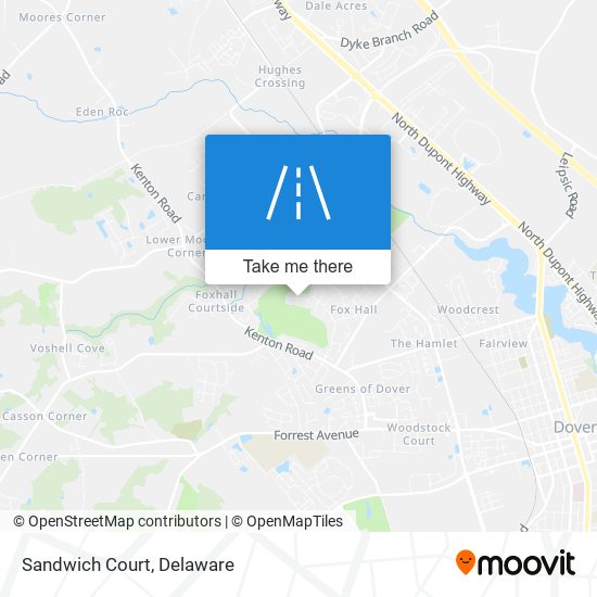 Mapa de Sandwich Court