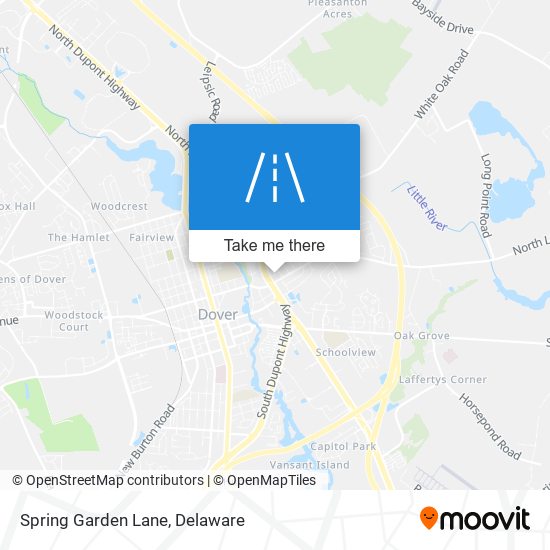 Mapa de Spring Garden Lane