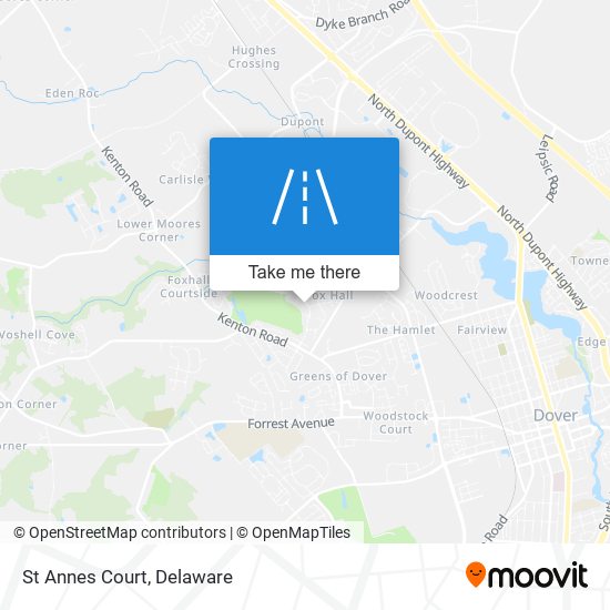 Mapa de St Annes Court