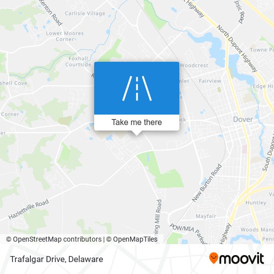 Trafalgar Drive map