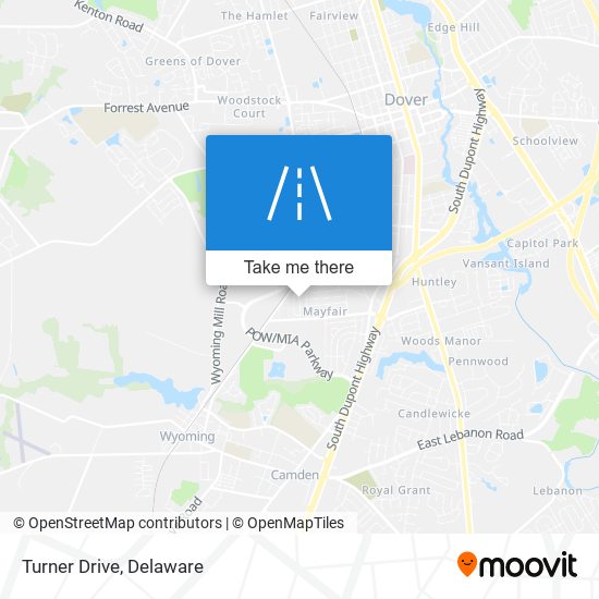 Turner Drive map