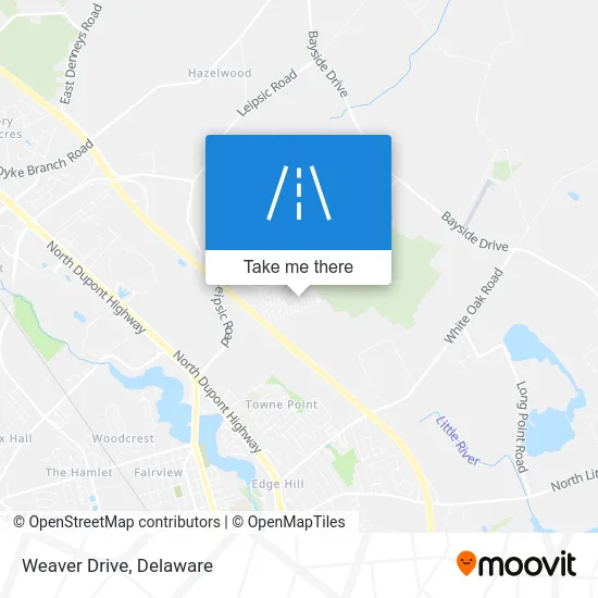 Weaver Drive map