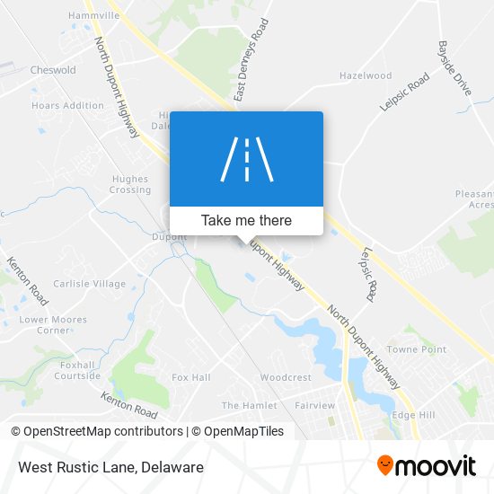 Mapa de West Rustic Lane