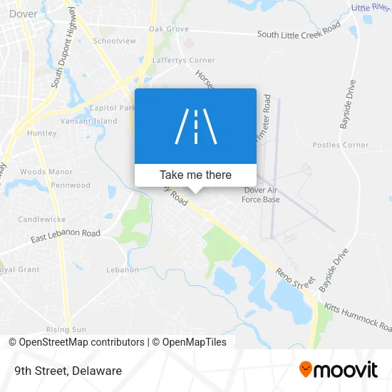 9th Street map