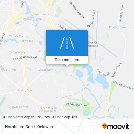 Mapa de Hornbeam Court