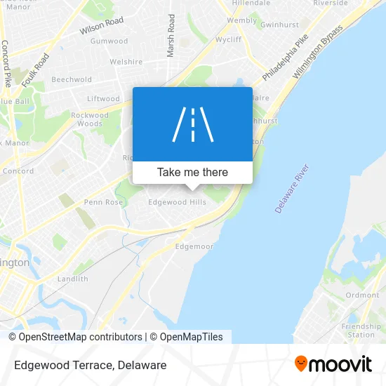 Edgewood Terrace map