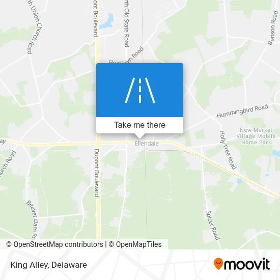 King Alley map