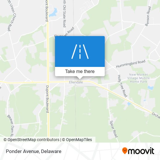 Mapa de Ponder Avenue