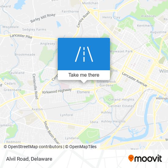 Mapa de Alvil Road