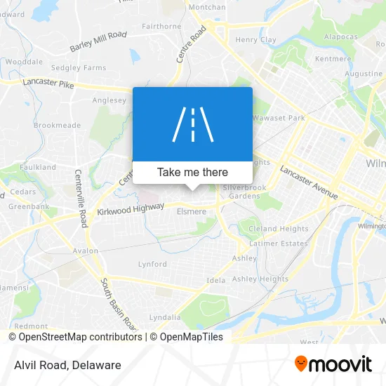 Alvil Road map
