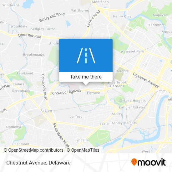 Chestnut Avenue map
