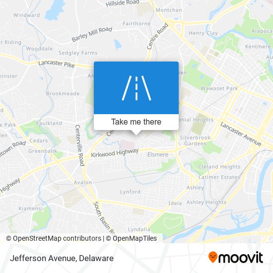 Mapa de Jefferson Avenue