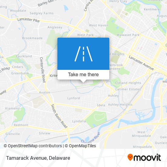 Mapa de Tamarack Avenue