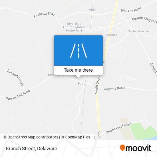 Mapa de Branch Street