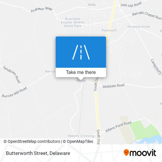 Mapa de Butterworth Street