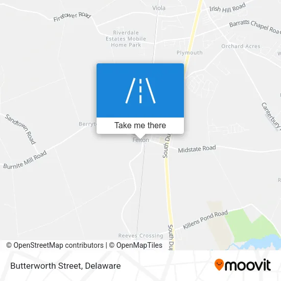 Butterworth Street map