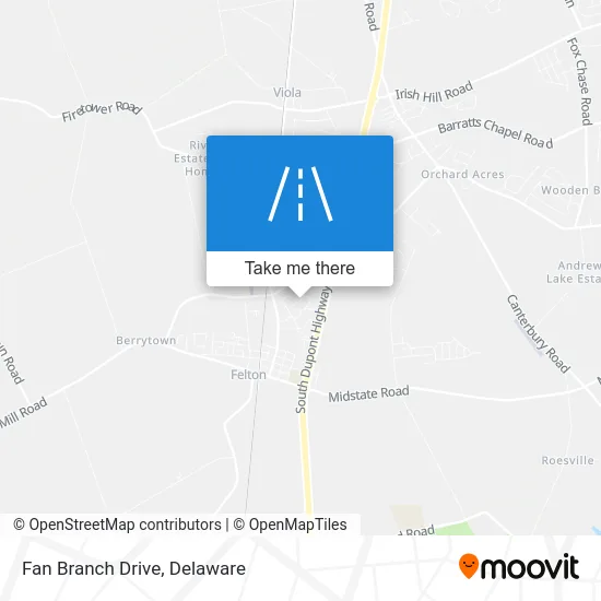 Fan Branch Drive map