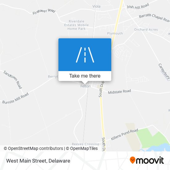 Mapa de West Main Street