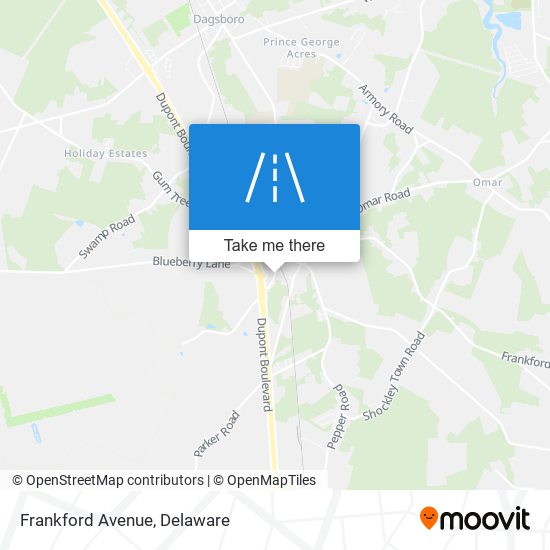 Mapa de Frankford Avenue