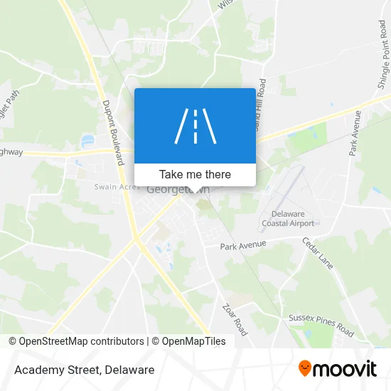 Academy Street map