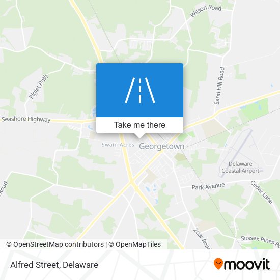 Mapa de Alfred Street