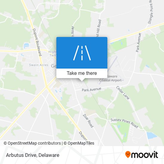 Arbutus Drive map