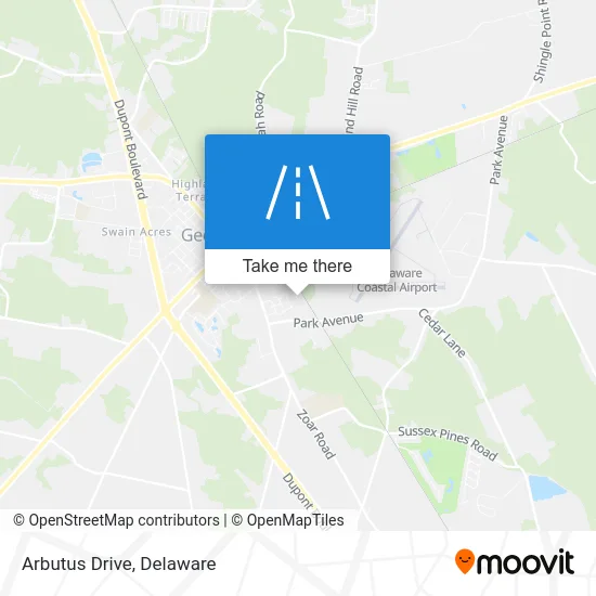Arbutus Drive map