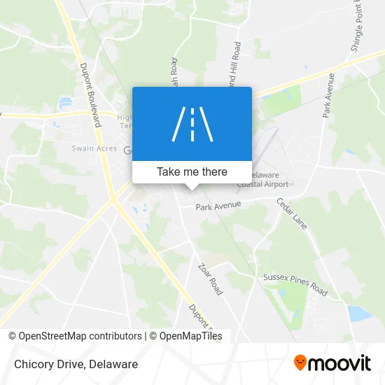 Chicory Drive map