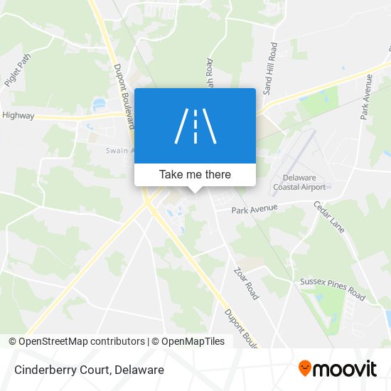 Mapa de Cinderberry Court