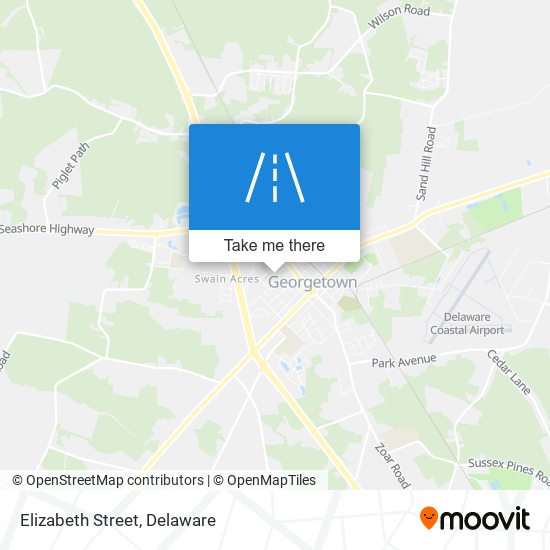 Mapa de Elizabeth Street