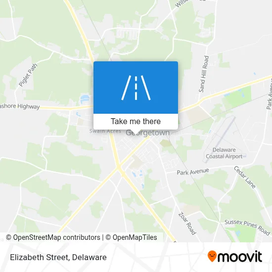 Elizabeth Street map