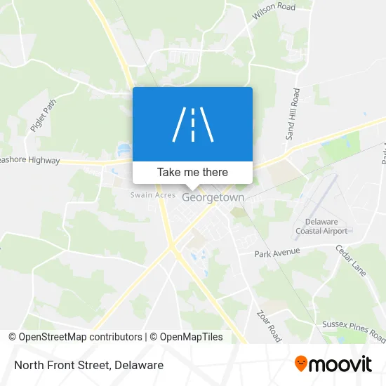 North Front Street map