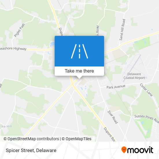 Mapa de Spicer Street