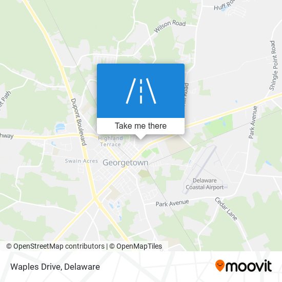 Mapa de Waples Drive