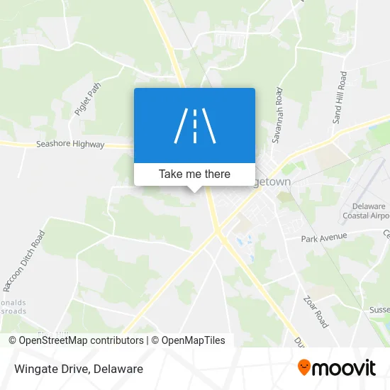 Wingate Drive map