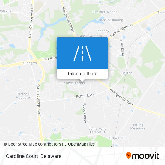 Mapa de Caroline Court