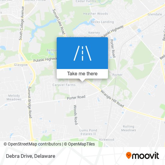 Debra Drive map