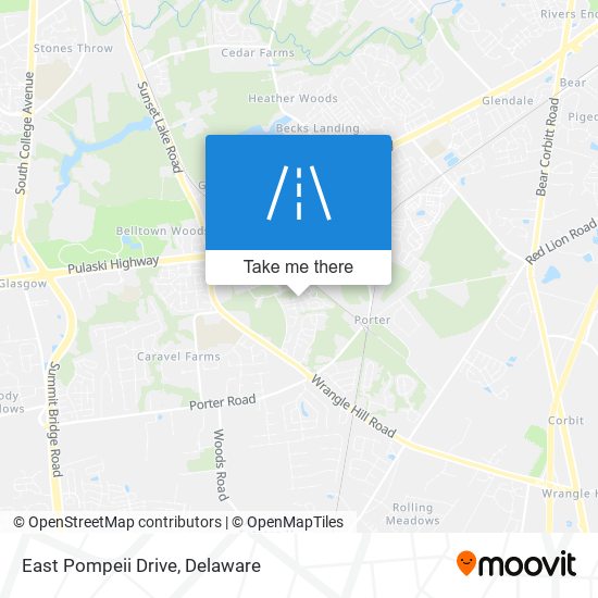 Mapa de East Pompeii Drive